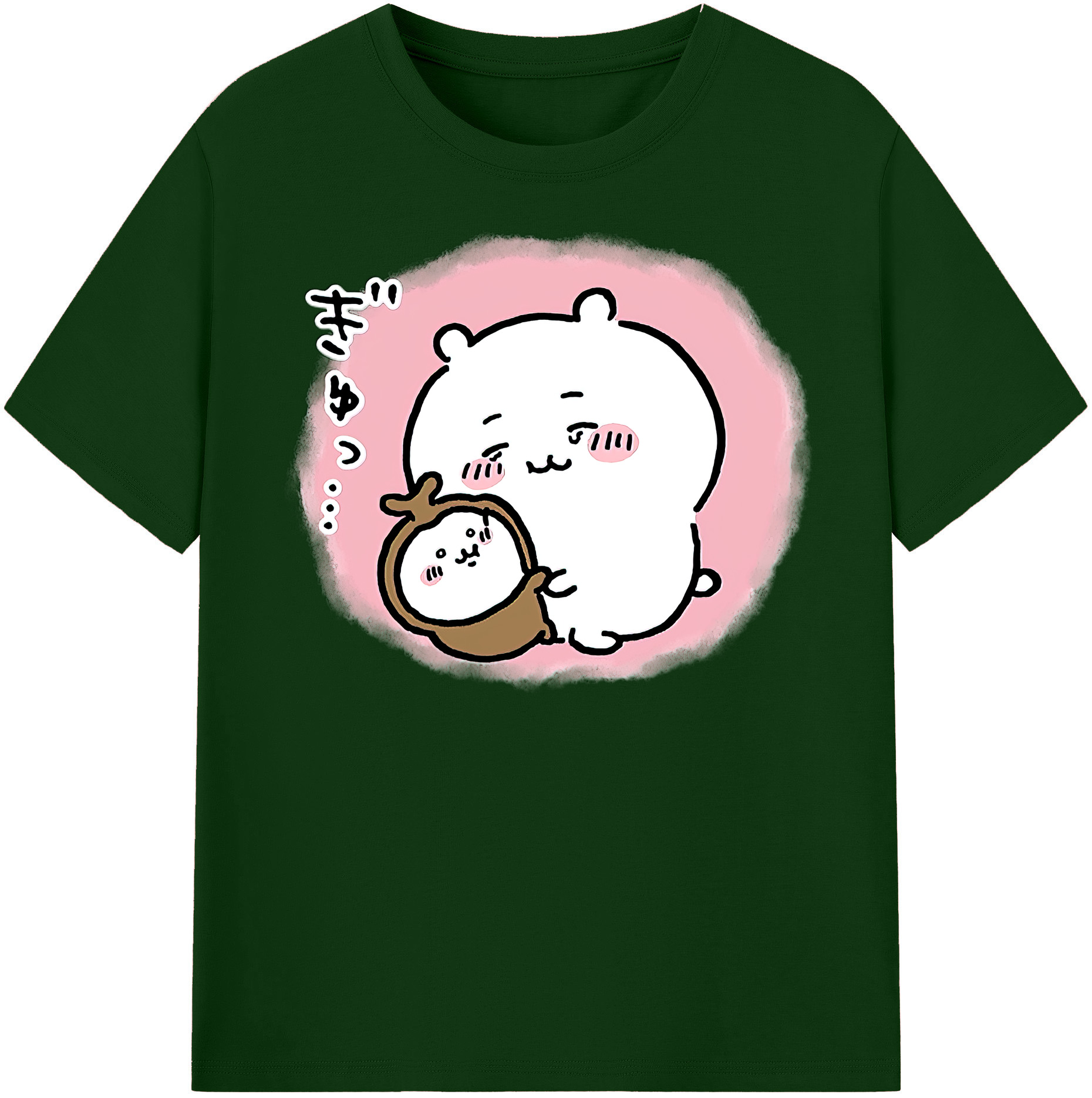 （画像用） ちいかわ ちいかわ Chii-kawa chiikawa 綿100％半袖Tシャツ（フロントプリント）